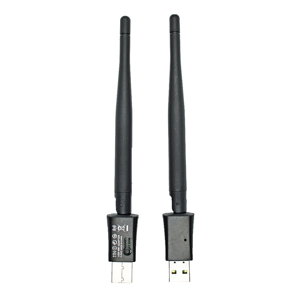 150Mbps Usb 2.0 Wifi Draadloze Netwerkkaart 2.4Ghz Adapter Mini Wi-fi Dongle Laptop Pc Antenne