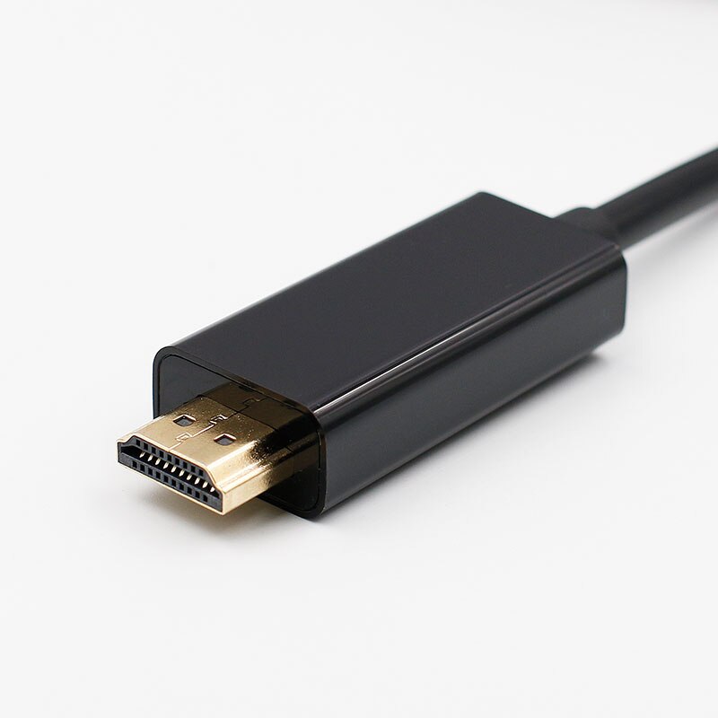 1.8m 1080p Thunderbolt Mini Display DP na HDMI-kompatybilny kabel męski na męski Adapter do Macbook Pro Air projektor Camera TV