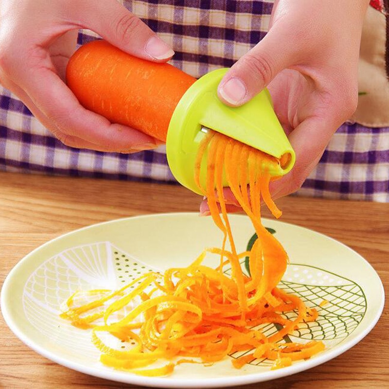 Groente Fruit Spiral Shred Process Device Cutter Slicer Peeler Keuken Tool