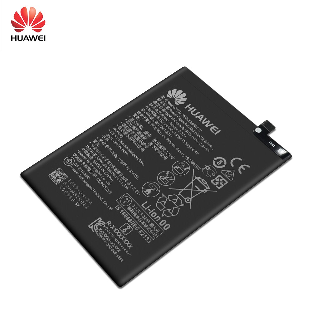Hua Wei Original Phone Battery HB396286ECW 3400mAh for Huawei Honor 10 Lite / P Smart / Honor 10i Replacement Batteries