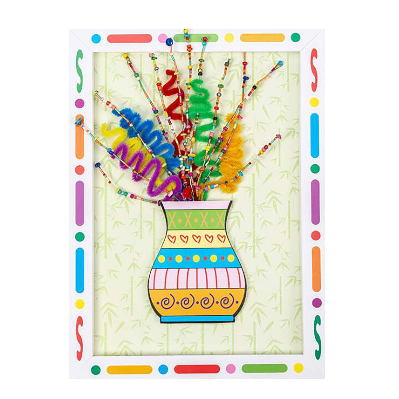 Button Bouquet Handmade Diy Production Material Mother's Day Children's Button Flower Handmade Painting Gifst For Moms: F