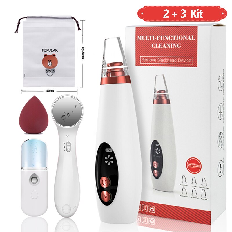 Blackhead Remover Face Deep Nose Pore Acne Cleaner Pimple Removal Vacuum Suction Deep Facial Clean Diamond Beauty Skin Care Tool