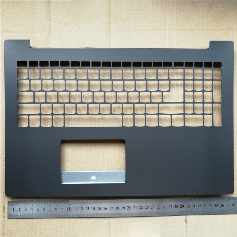 Funda trasera para portátil para Lenovo ideapad 320-15 320-15IKB 5000-15 320-15ISK 320-15ABR, Cubierta superior, bisagra de la carcasa inferior con reposabrazos: Black gray C