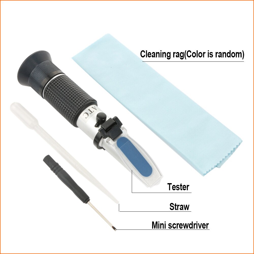 RZ Refractometer Automotive Antifreez Refractometer Freezing Handheld Auto Concentration RZ115 Normal 0.01sg Brxi Refractometer