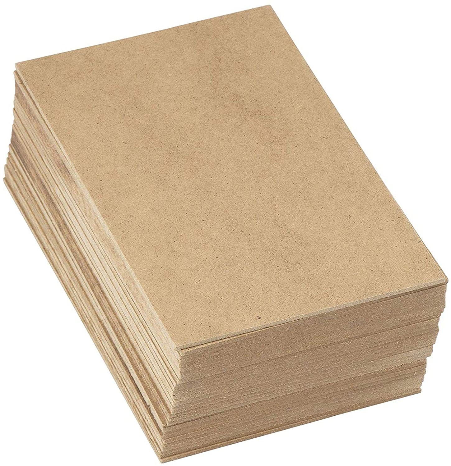 10- pak brune mdf-træplader 2mm medium densitetsfiberplader, hårdttræsplader 150 x 200mm tykke