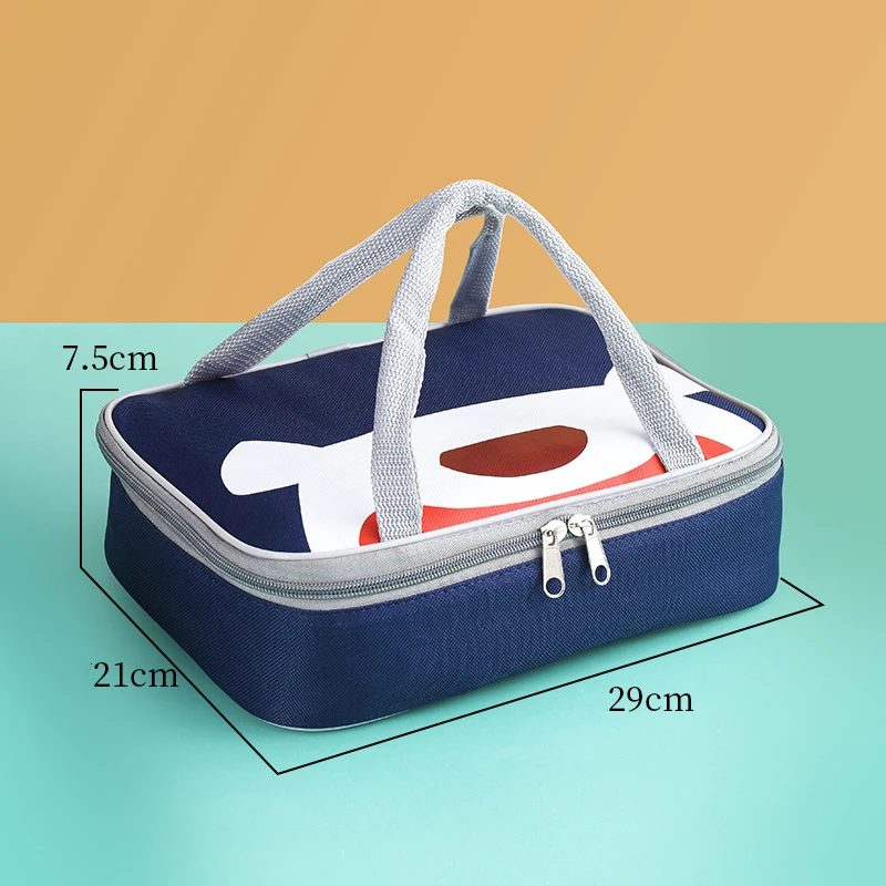 Round Thermal Lunch Box Bag Waterproof Insulated Food Tote Kids Keep Fresh Cooler Shoulder Bags Portable Bento Storage Pouch: army green
