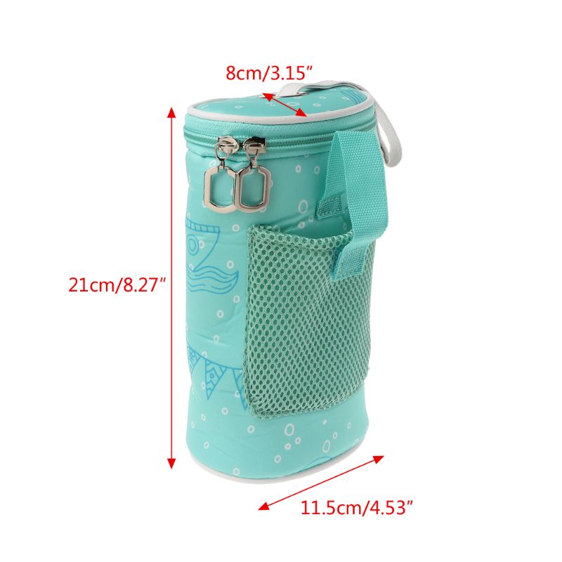 Usb babyflaske varmere varmelegeme isoleret taske rejse kop bærbar i bilvarmer drikke varm mælk termostat taske til foder nyfødt