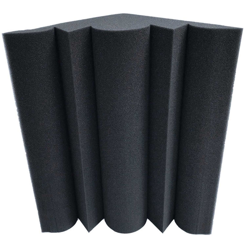 Espuma acústica 12*12*24cm da absorção sadia do estúdio do painel da armadilha do baixo de canto de 4 pces