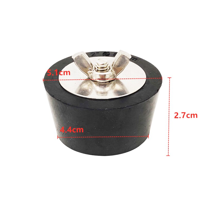 1PC Winter Pool 2 Inches Winterizing Plug Swimming Pool Winter Expansion Plugs With Stainless Steel Screw Heavy Duty Rubber