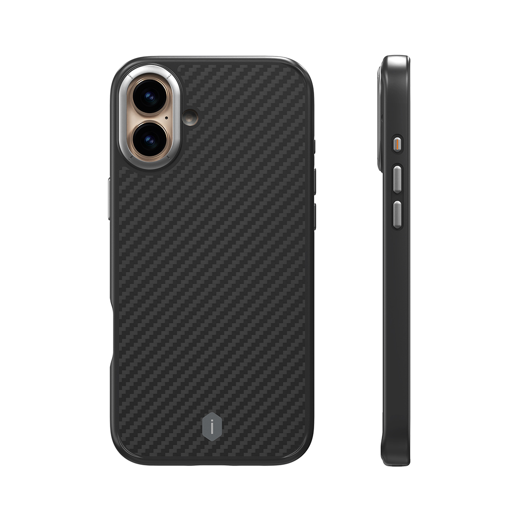 WiWU Kevlar Mobile Phone Case for iPhone 16 Pro Max TPU Frame Anti-fingerprint Case for iPhone 16 Pro N52 Magnetic Attached