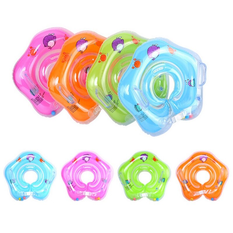 Baby Bad Zwemmen Hals Float Opblaasbare Ring Verstelbare Veiligheid Aids 1-18 Maanden Baby Speelgoed