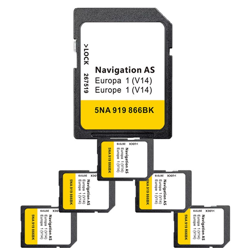 Vw discover media navi som kort gps uk europa  /2022 sat nav sd card 32gb memoey