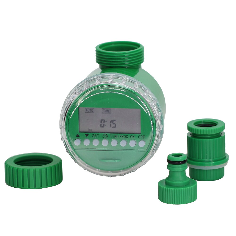 Garden Automatic Watering Timer Irrigation Controller LCD Programmable Family Lawn Hose Faucet Auto And Manual Mode Sprinklers