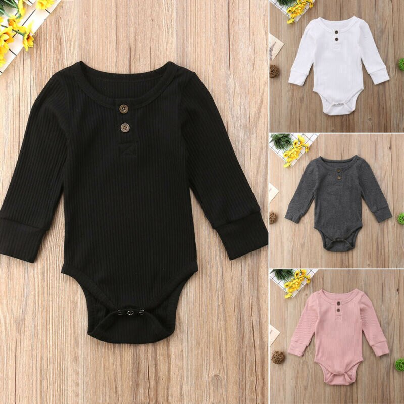 Infant Clothing born baby clothes Cotton Long Sleeve Unisex Body Bebe Boy Girls Bodysuit Baby Clothing