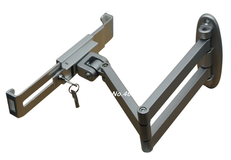 7-10.1 inch android tablet vesa wall mount security articulating lock mounting dispaly bracket for Samsung 10" for Surface pro