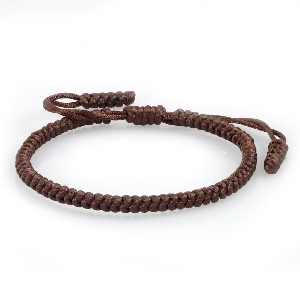 19 Colors String Braided Bracelet Men Women Handmade Tibetan Bracelets Bangles Lucky Rope Thread Prayer Jewelry Friendship: Style 18