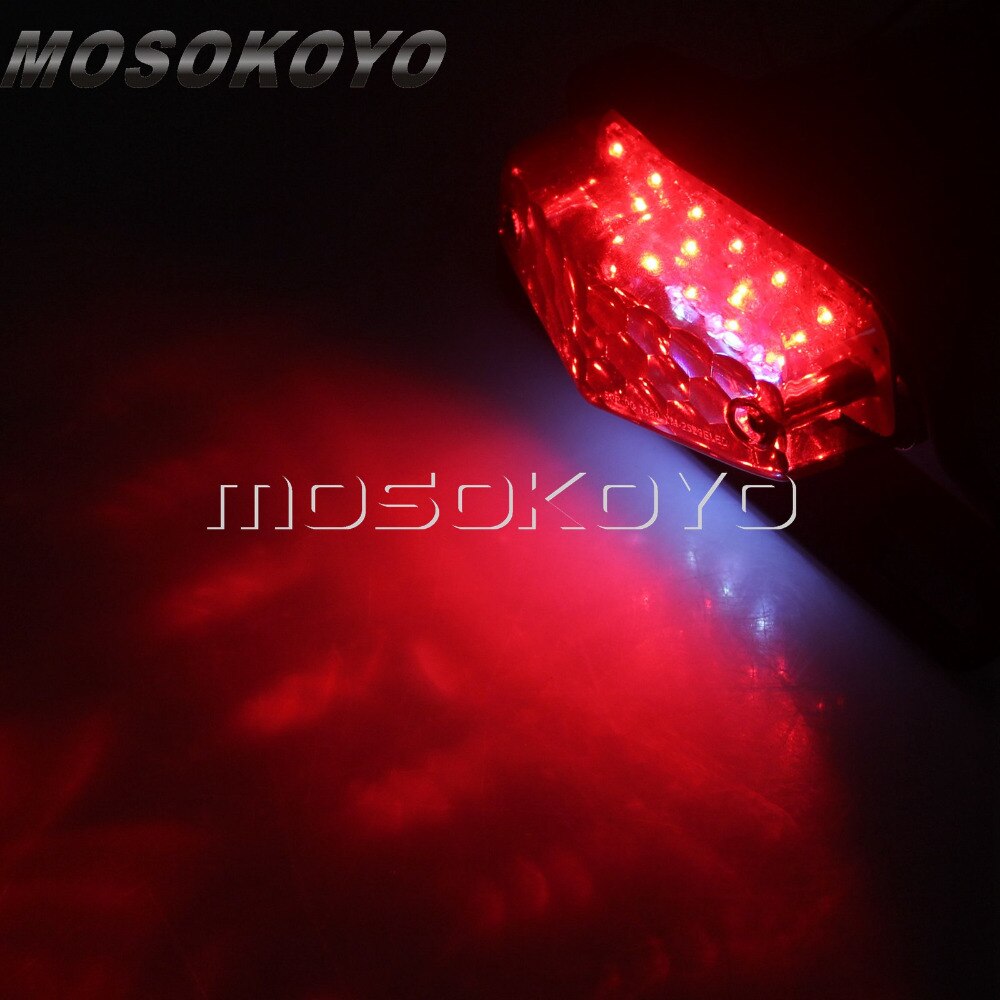 Motorfiets Lucas Achterlichten LED Vintage Brake Stop Licht Emark Achterlicht voor harley Chopper Scrambler Cafe Racer