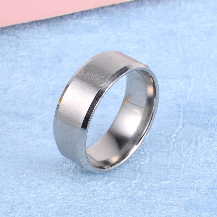 Ring Mannen Titanium Zwart