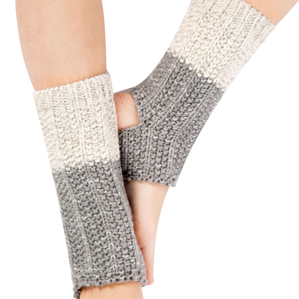 1 paar Acrylon Weich Frau Latein Ballett Socken Fitness Tanzen Mädchen Winter Gestrickte Beinlinge Toppers Manschetten: Nein.3