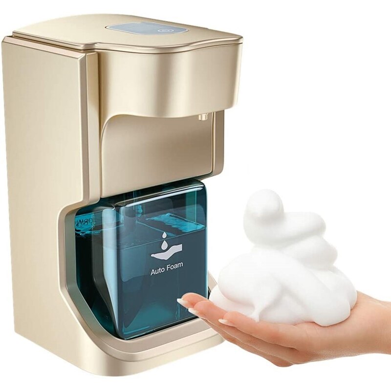 Automatische Zeepdispenser Touchless, Hand Gratis Zeepdispenser Schuimende Zeepdispenser Usb Opladen 500Ml