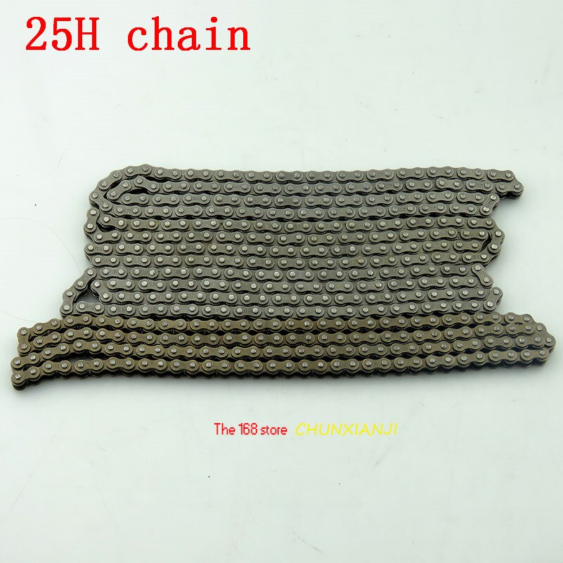 25H chain with Spare Master Link 47cc 49cc 2 Stroke Engine ATV Quad Go Kart Dirt Pocket Mini Motor Bike Motorcycle section 144