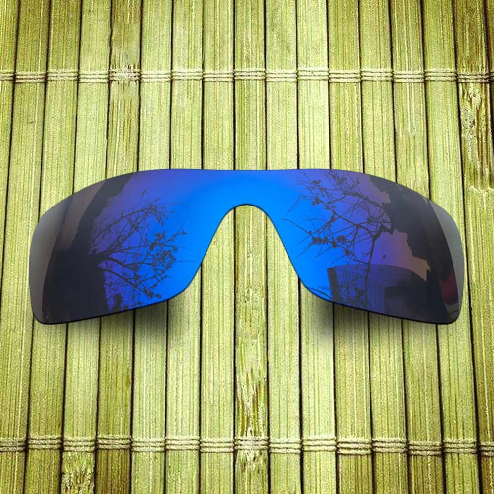 Polarized Replacement Lense For-Oakley Batwolf Sunglasses Frame True Color Mirrored Coating - Options: Violet