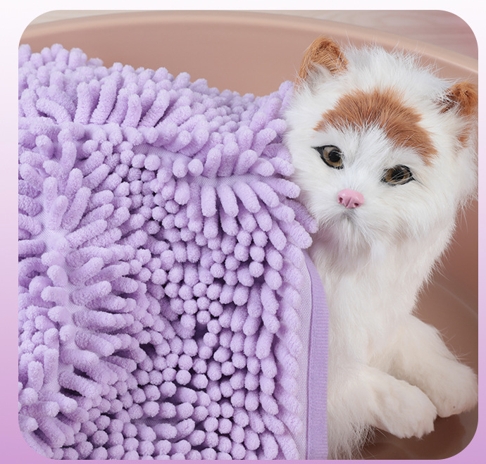 Pet Towel - Quick Water Absorption - Polyester - Dog Grooming Supplies