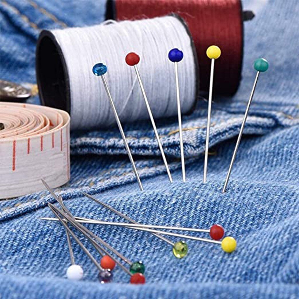 50Pcs Knoppen Patchwork Pinnen Naalden Bloem Naaien Pinnen Diy Ambachten Met 6 Types Beschikbaar Diy Kleding Naaien Pinnen Kleding tool