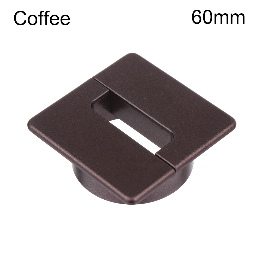 60/65/80mm Wire Hole Cover Computer Grommet Desk Table Cable Fastener Line Box Cable Clamp Buckle Line Tidy Storage Hardware: 60mm	coffee