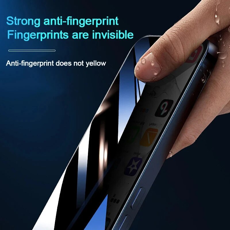 3 uds protectores de pantalla de privacidad para IPhone 11 12 13 14 15 16 Pro Max vidrio templado antiespía para iPhone 14 15 16 Plus película de vidrio