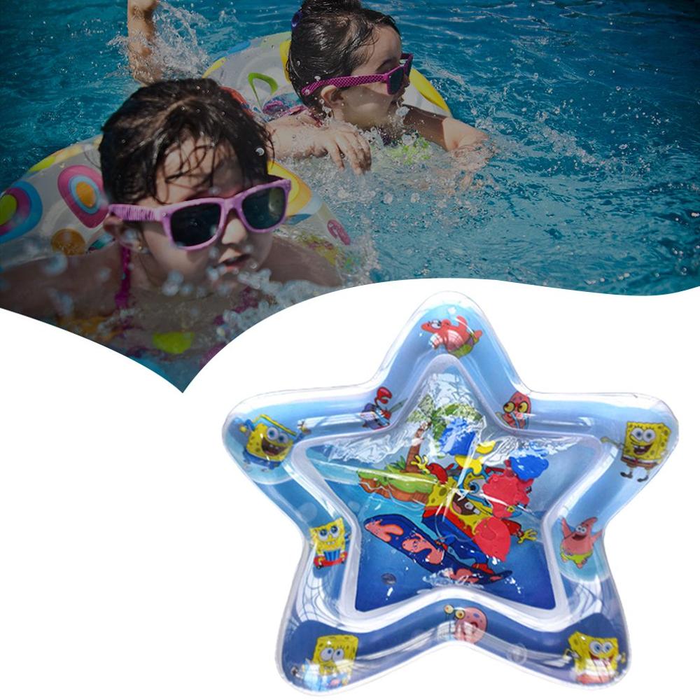 Nette PVC Baby Aufblasbare Wasser Spielen Matte Klopfte Pad Baby Wasser Kissen Pad Tummy Zeit Aktivität Wasser Kissen