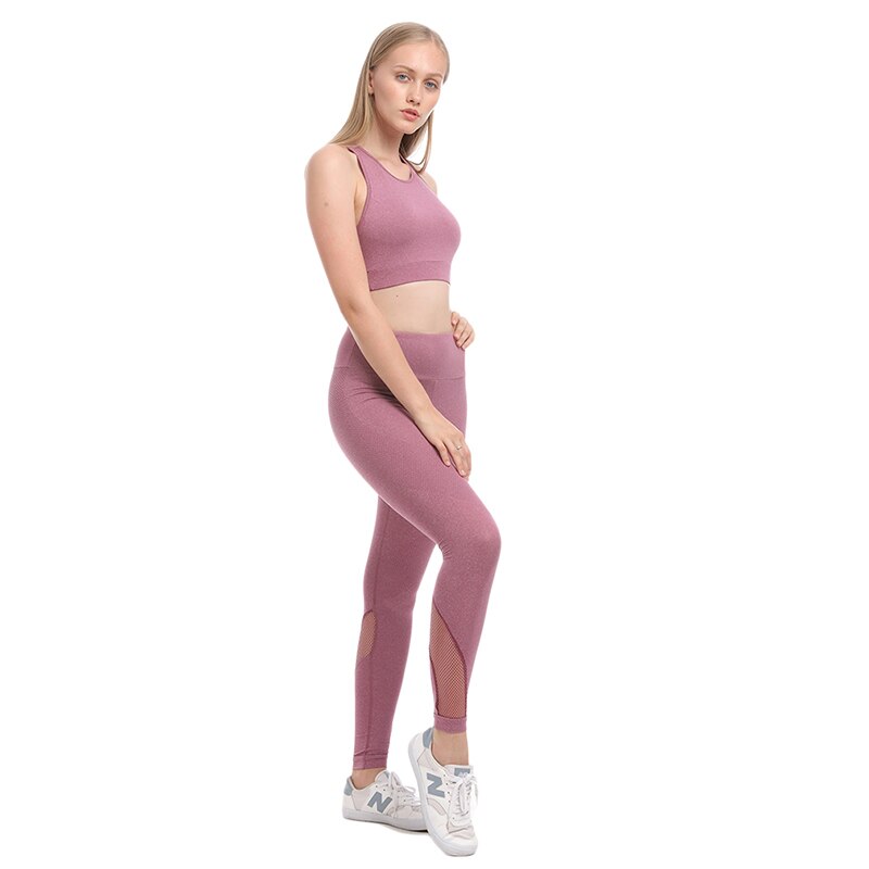 vrouwen Mode Afdrukken Sport Suits Mouwloze Tank Top Slanke 2 Stuk Hoge Waisted Leggings Twee Stukken Set sport Past