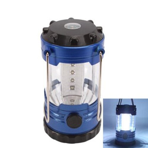 12 led bärbar camping camp lanterna lampa med kompass: Default Title