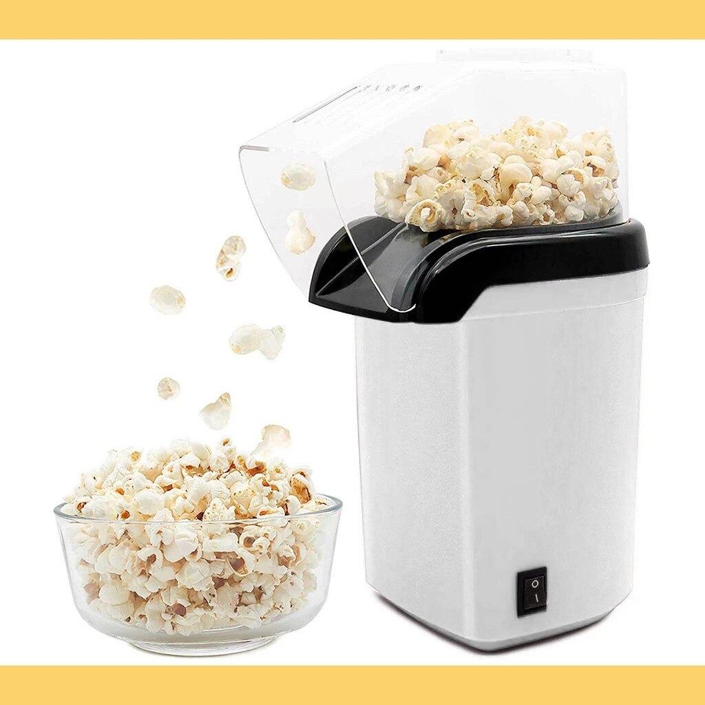 Huishoudelijke Kinderen Automatische Popcorn Machine Wit Mini Kleine Maïs Popcorn Machine Bakvormen Bakken Gebak Gereedschap