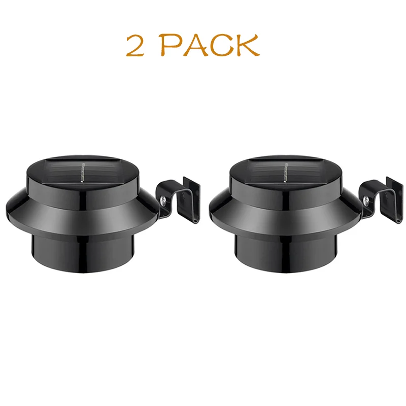Lumières solaires extérieures de gouttière 3 9 LED lumière de clôture lampes de sécurité imperméables pour avant-toit jardin paysage voie B lumières solaires: Sea Blue / 6-10W