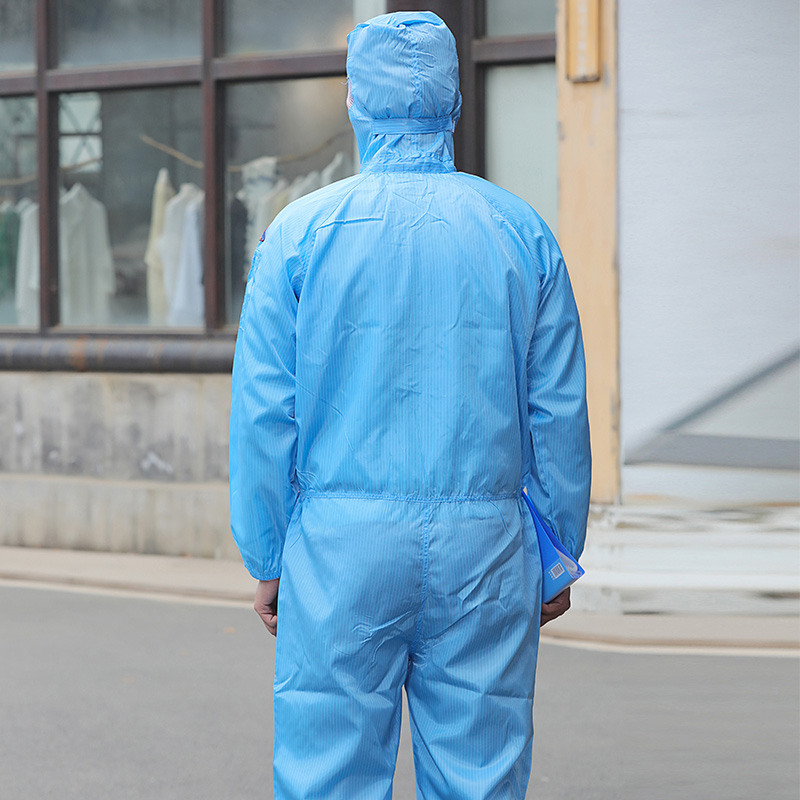 Tuta protettiva riutilizzabile uniforme generale tuta antipolvere con cappuccio antistatica abbigliamento di sicurezza tute da laboratorio tute da lavoro
