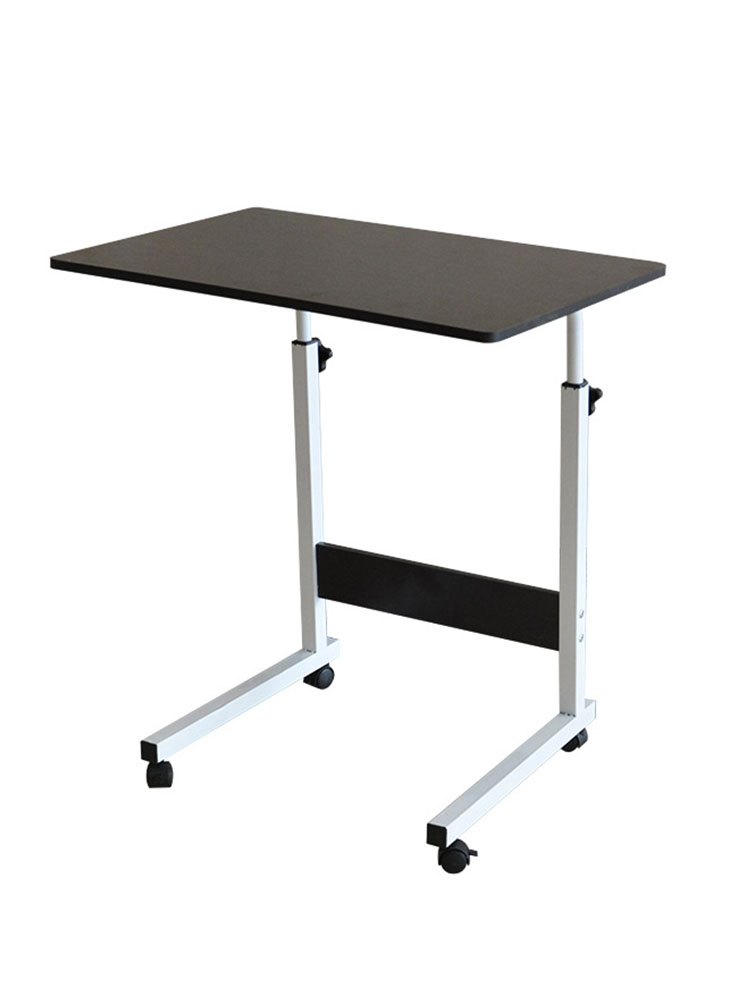 Laptop Desk, Foldable And Movable Bedside Table, Multi-Functional Student Writing Desk, Adjustable Stand, Family Room: Black brushed