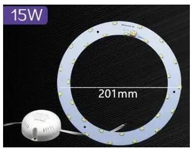 6W 12W 15W 18W 24W 36W 80W 100W LED-PANEEL Cirkel Ring Licht 220V SMD 5730 LED Ronde Plafondlamp voor Eetkamer: green / 32 W