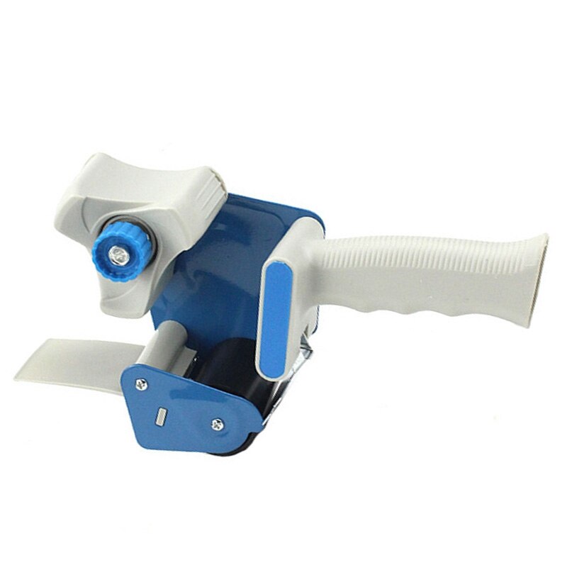 Packing Tape Dispenser (1 Pack) 2 Inches Lightweight Industrial Side Loading Tape Dispenser ( Blue)