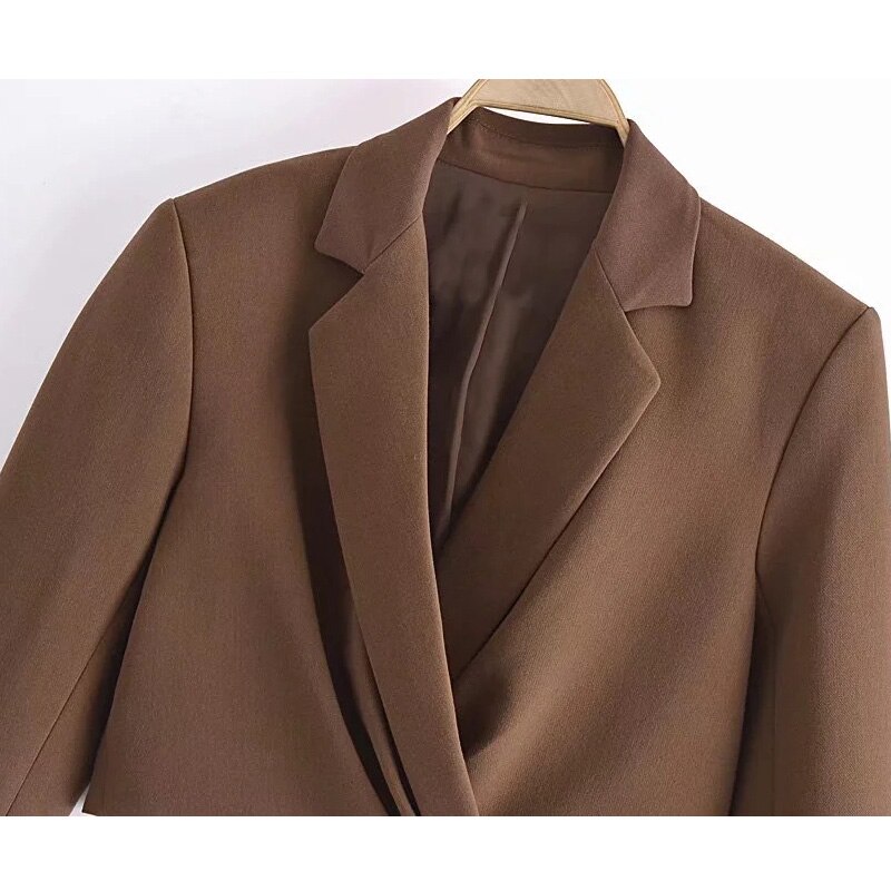 Blazer Donna Casual Per Lavoro - Aperto Davanti, Maniche - Foto 10