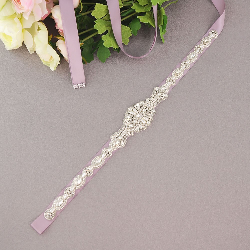 Ceintuur voor trouwjurk riemen voor bruidsjurk dunne taille riem zilveren riem trouwjurk ceintuur bruidsgordels: Antieke vitrine