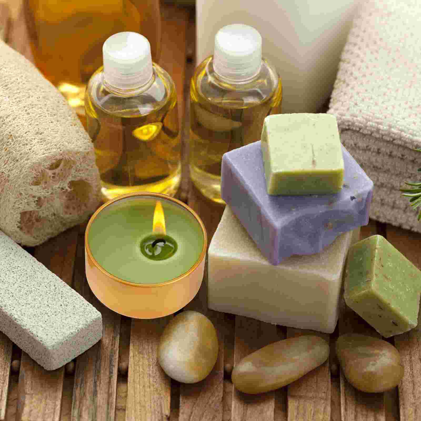 12PCS Metal Candle Tins Candle Container Travel Tins 50ml DIY Candle Making Jars