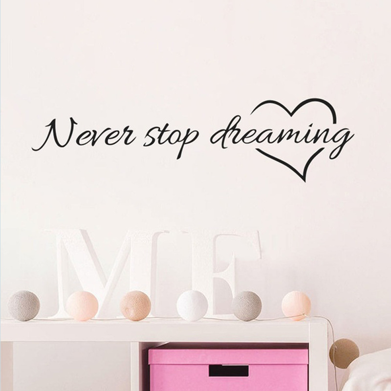 Motivational Quotes Sentences Phrases Wall Stickers Decals For Company Office School Living Room Removable Wallpaper home decor