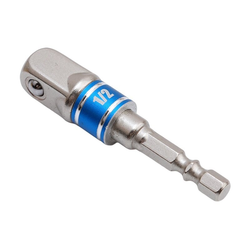 Wrench Socket Adapter Hex Shank Adapter Drill Converter Reducer Air Impact Craftsman Socket Wrench Adapter Hand Tools Set Repair: Blue