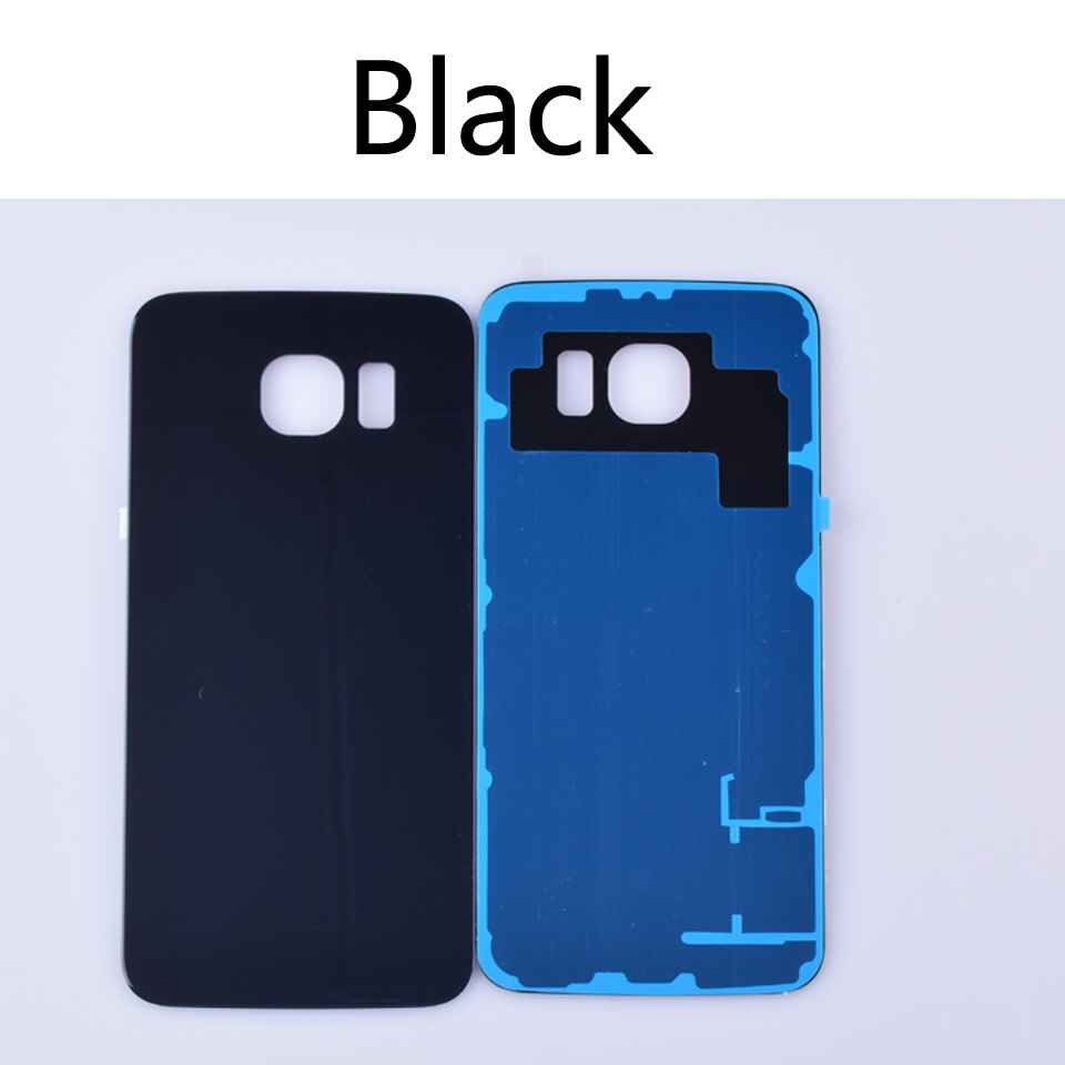 Batterij achterklep voor samsung galaxy  s6 g920 g920f g920a g920fd g920i behuizing achterklep vervangende onderdelen: Zwart-geen gereedschap