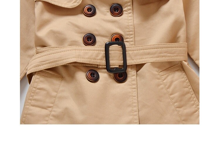 Baby Kids Trench Coat Fall Thin Style Toddler Girl Jacket Windbreaker Baby Boys Girls Clothes Children Trench Coat Outerwear
