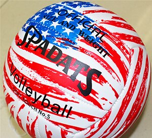 YUYU Volleyball Ball official Size 5 Material PVC Soft Touch Match volleyballs indoor training volleyball: national flag