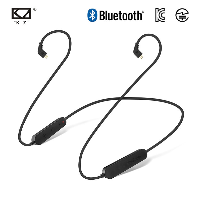 KZ-Cable Bluetooth inalámbrico para Módulo de actualización, Cable con conector MMCX de 2 pines para KZ ZS10 PRO/ZS6/AS12/ZST/ZS7/AS16/AS10/ZSN/ZSX