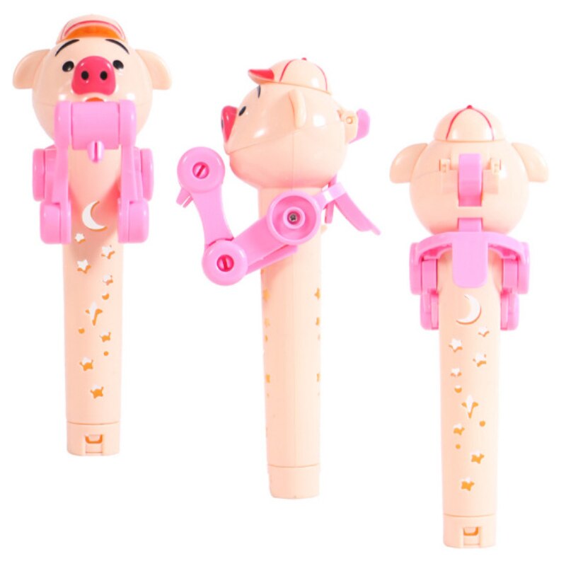 1PCS Personality Toys Lollipop Holder Decompression Toys Lollipop Robot Candy Dustproof Storage Novelty Toy