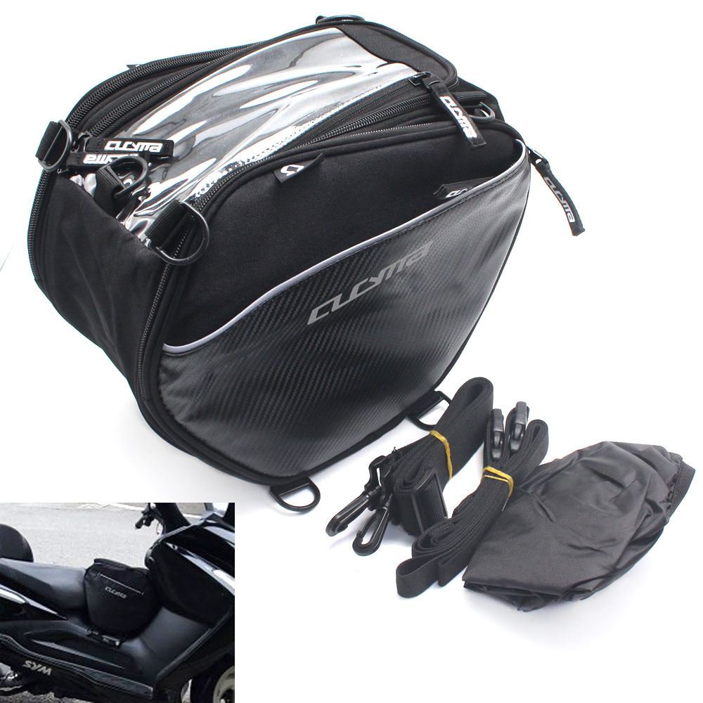 Custom Motorfiets Bagage Staart Rugzak Waterdicht Zeildoek Sissy Bar Zadeltas Al